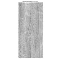 Bureau organiser 38,5x17x39 cm bewerkt hout grijs sonoma eiken 6