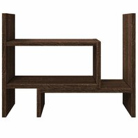 Bureau organiser 38,5x17x39 cm bewerkt hout bruin eikenkleur 5