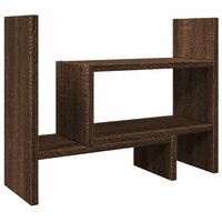 Bureau organiser 38,5x17x39 cm bewerkt hout bruin eikenkleur 7
