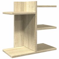 Bureau organiser 42x21,5x42 cm bewerkt hout sonoma eikenkleurig 2
