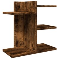 Bureau organiser 42x21,5x42 cm bewerkt hout gerookt eikenkleur 2