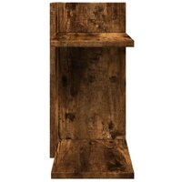 Bureau organiser 42x21,5x42 cm bewerkt hout gerookt eikenkleur 5