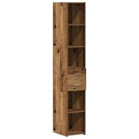 Slanke Opbergkast Oud hout 30 x 42.5 x 225 cm Bewerkt hout 6