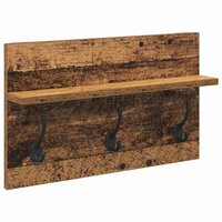 Halmeubelset met lade Oud hout 90 x 31 x 46,5 cm Bewerkt hout 7
