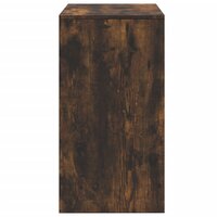 Kaptafel met krukje 60x40x113,5 cm gerookt eikenkleurig 6