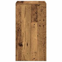 Kaptafel met lade Oud Hout 60 x 40 x 75 cm Bewerkt hout 8