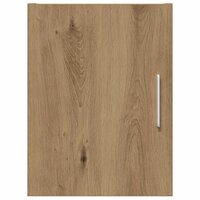 Wandkast artisanaal eikenkleurig 30 x 42.5 x 40 cm Bewerkt hout 5