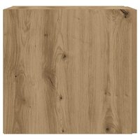 Wandkast artisanaal eikenkleurig 30 x 42.5 x 40 cm Bewerkt hout 6