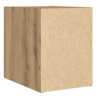 Wandkast artisanaal eikenkleurig 30 x 42.5 x 40 cm Bewerkt hout 7