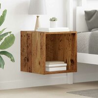 Wandkast Oud hout 37 x 37 x 37 cm Bewerkt hout 5
