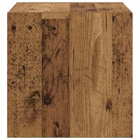 Wandkast Oud hout 37 x 37 x 37 cm Bewerkt hout 7