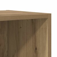Wandkast artisanaal eikenkleurig 37 x 37 x 37 cm Bewerkt hout 9