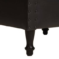 Kuipstoel echt leer zwart 7