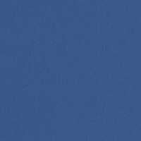 Kuipstoel met voetenbank stof blauw 7