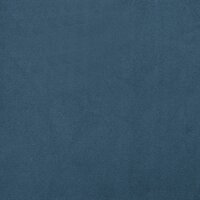 Kuipstoel met voetenbank fluweel donkerblauw 7