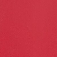 Kuipstoel met voetenbankje kunstleer rood 7