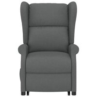 Sta-op-massagestoel stof donkergrijs 4