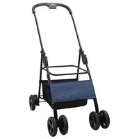 Opvouwbare Huisdierenwagen Verstelbaar Blauw 81 x 47 x 99 cm 4