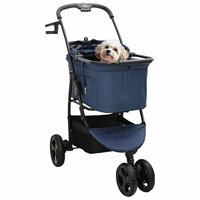 Opvouwbare Huisdierenwagen Verstelbaar Blauw 78 x 54 x 101 cm 2