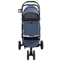 Opvouwbare Huisdierenwagen Verstelbaar Blauw 78 x 54 x 101 cm 7