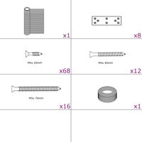 Kippenhok verlengstuk 268x100x190 cm metaal 2