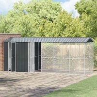 Vogelkooi Antraciet 645 x 208 x 247 cm Gegalvaniseerd staal 3