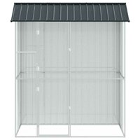 Vogelkooi Antraciet 215 x 110 x 247 cm Gegalvaniseerd staal 6