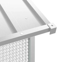 Vogelkooi Grijs 215 x 210 x 247 cm Gegalvaniseerd staal 9