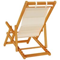 Strandstoel 2 pcs Bruin 61.5 x 123 x 82cm Massief acaciahout 5