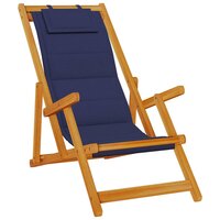 Strandstoel 2 pcs Bruin 61.5 x 123 x 82cm Massief acaciahout 4