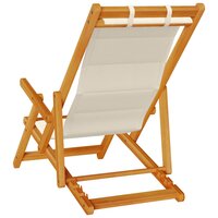 Strandstoel 2 pcs Bruin 61.5 x 123 x 82cm Massief acaciahout 6