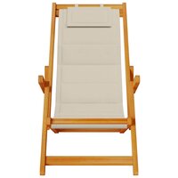 Strandstoel 2 pcs Bruin 61.5 x 123 x 82cm Massief acaciahout 7
