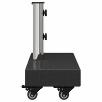 Parasolvoet Zwart 45 x 25 x 45 cm Graniet, staal 6