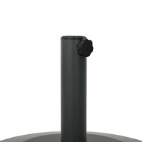 Buiten Parasolvoet Donkergrijs 48 x 48 x 32 cm Staal, Beton 9