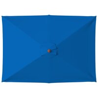 Parasol met houten paal 150x200 cm blauw 4