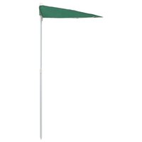 Parasol half met paal 180x90 cm groen 5