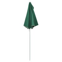 Parasol half met paal 180x90 cm groen 6