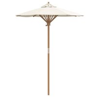 Tuinparasol Cr&egrave;mewit 150 x 150 x 210 cm Bamboe 2