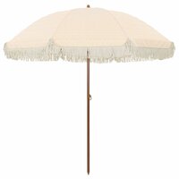 Parasol Geel en Wit &Oslash; 205 x 209 cm Staal 2