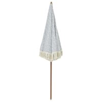 Parasol Grijs en Wit &Oslash; 160 x 195 cm Staal 4