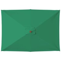 Parasol met houten paal 150x200 cm groen 3