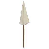 Parasol met stalen paal 180 cm zandkleurig  2