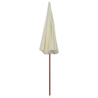 Parasol met stalen paal 300 cm zandkleurig 2