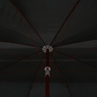 Parasol met stalen paal 300 cm antracietkleurig 4