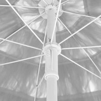 Strandparasol Hawa&iuml; 240 cm wit 6