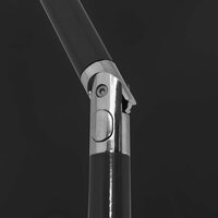 Strandparasol 200x125 cm zwart 7