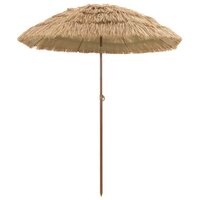 Strandparasol Bruin &Oslash; 160 x 196 cm Staal 2