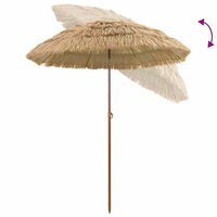 Strandparasol Bruin &Oslash; 160 x 196 cm Staal 6