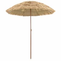 Strandparasol Bruin &Oslash; 160 x 196 cm Staal 2