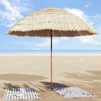 Strandparasol Bruin &Oslash; 265 x 267 cm Staal 3